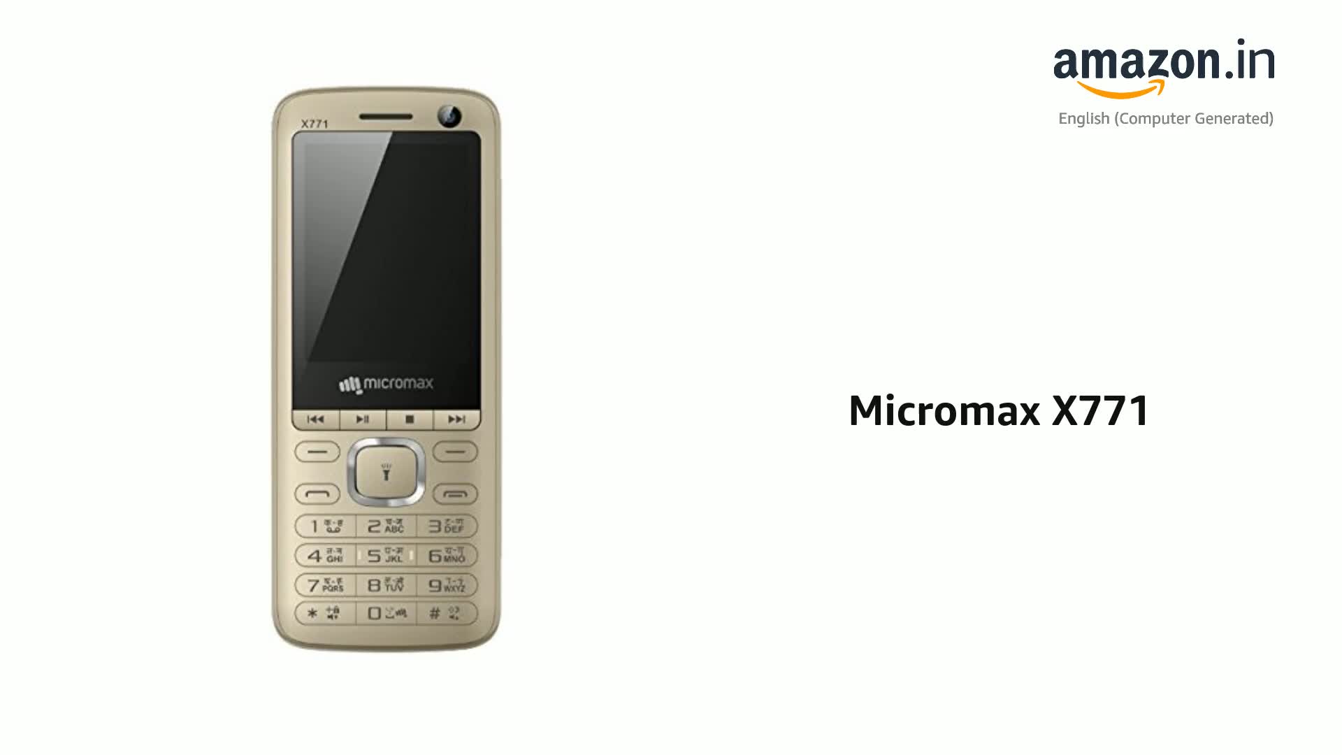Micromax X771 (Champagne Gold) : Amazon.in
